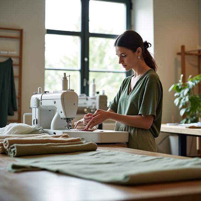 Laboratorio di moda sostenibile Delta Vesti Milano